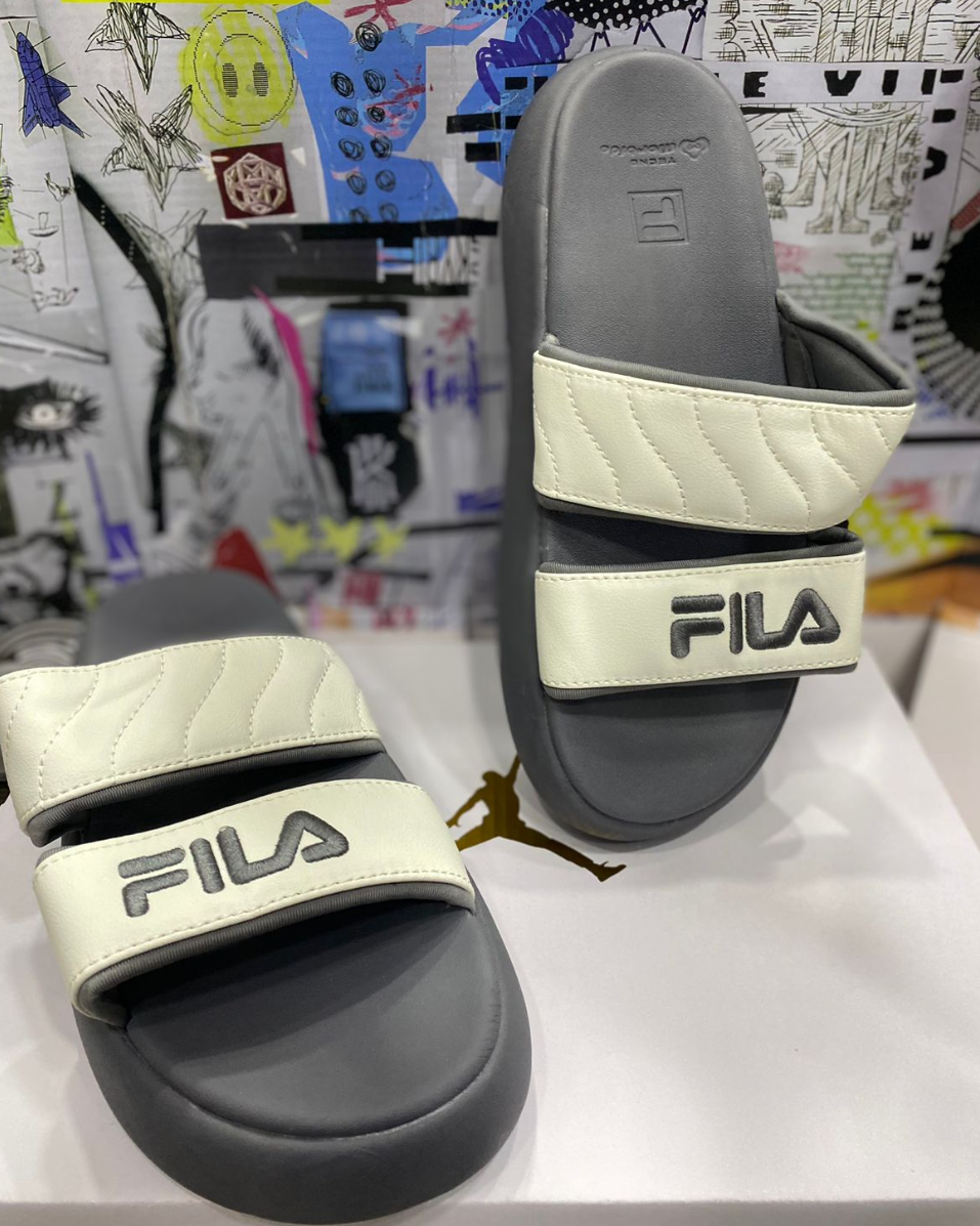 chanclas mujer fila gris Comprar en tienda onlineshoppingcenterg Colombia centro de compras en linea